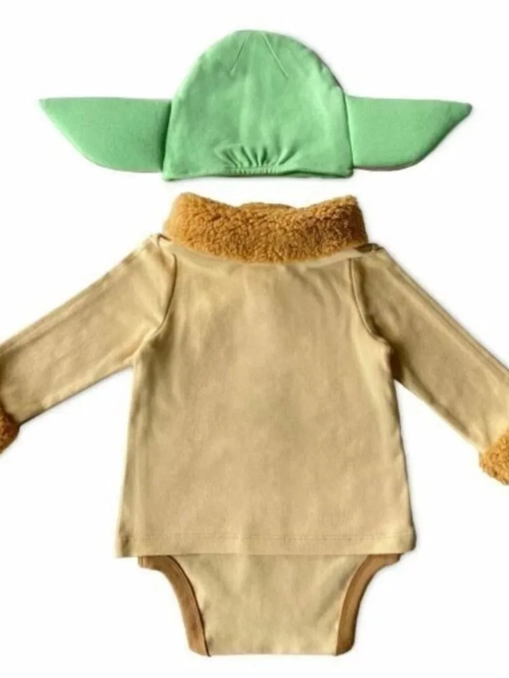 Baby Yoda Costume Outfit Set Mandalorian Cosplay Infant Halloween 0-3 Months - Picture 2 of 2